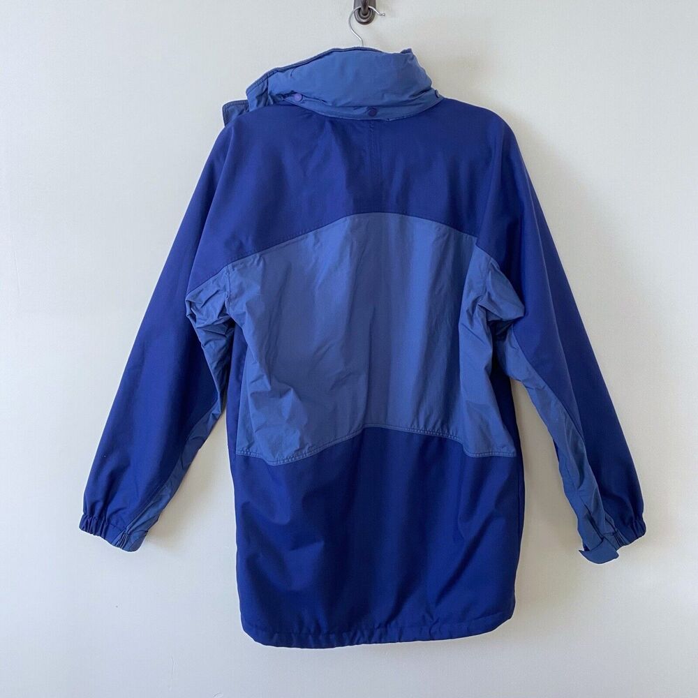 Vintage Patagonia Shell Jacket‎ 90's Men's Small Waterproof Hooded Blue Zipper - Picture 3 of 9
